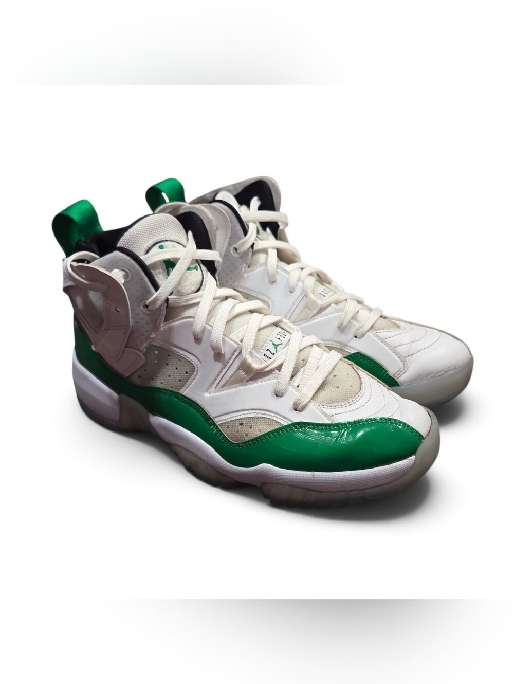 Jordan 6 Rings Jumpman Two Trey White Lucky Green DO1925-130 Men’s Size 10